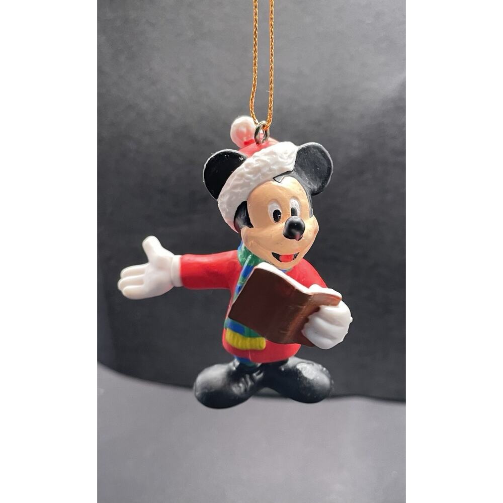 Vintage Disney's Mickey Mouse Caroler Christmas Ornament.‎